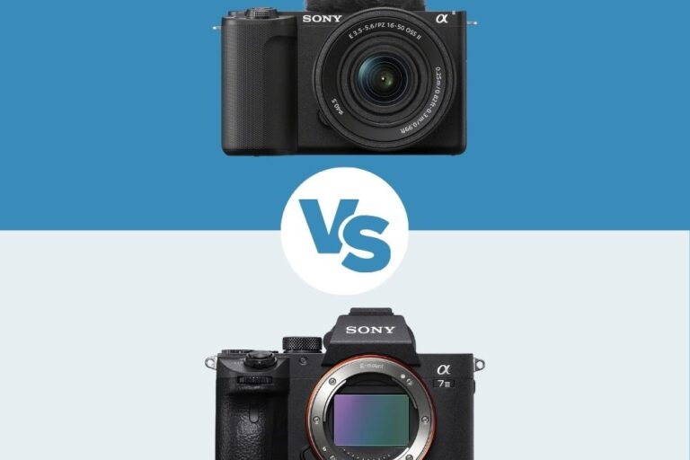 Sony ZV-E10 II vs Sony A7 III Sony ZV-E10 II vs Sony A7 III comparatif