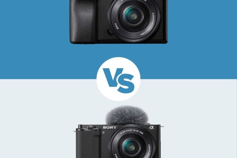 Sony a6100 vs Sony ZV-E10 Sony a6100 vs Sony ZV-E10 comparatif