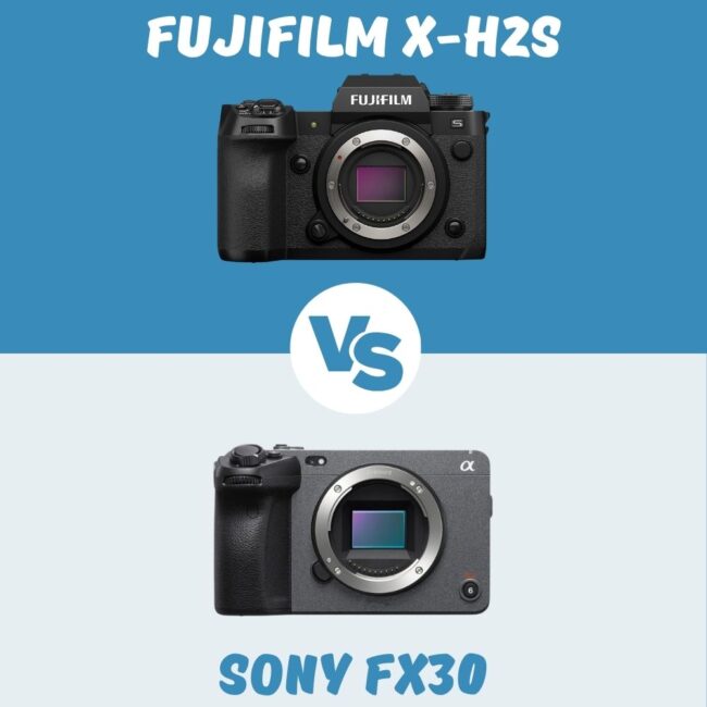 Fujifilm X-H2S vs Sony FX30 comparatif