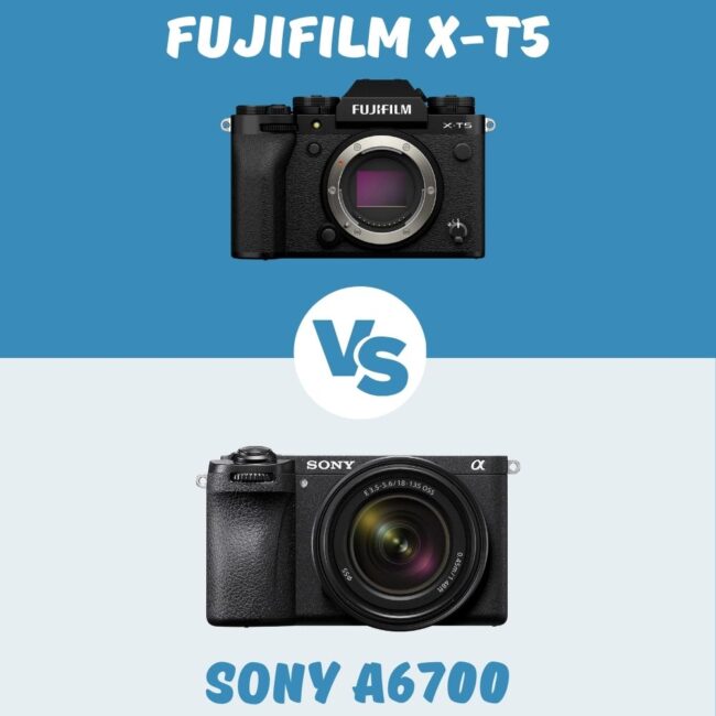 Fujifilm X-T5 vs Sony a6700 comparatif