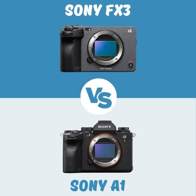 Sony FX3 vs Sony A1 comparison