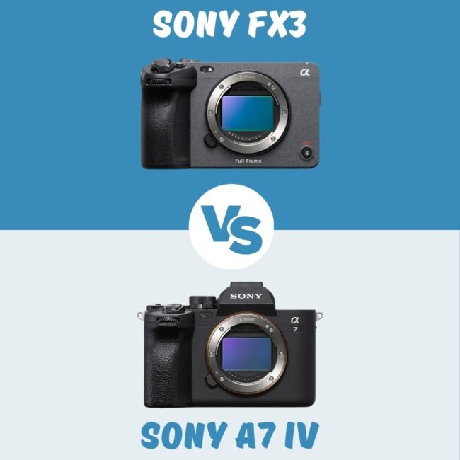 Sony FX3 vs Sony A7 IV comparison