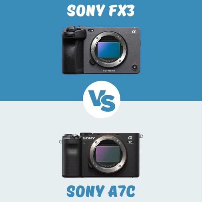 Sony FX3 vs Sony A7c comparison
