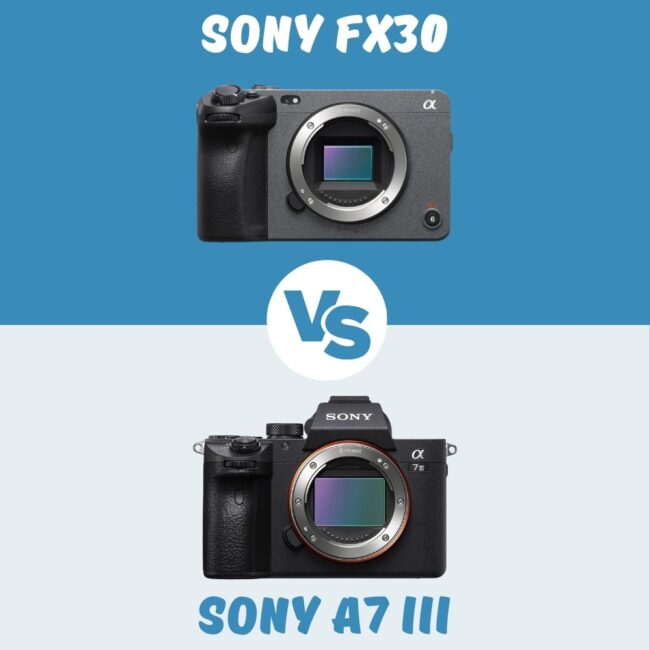 Sony FX30 vs Sony A7 III comparison