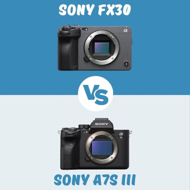 Sony FX30 vs Sony A7S III comparison