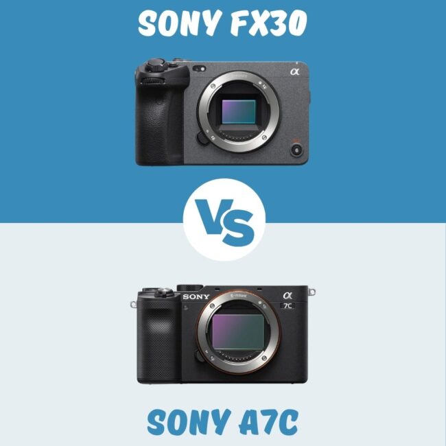 Sony FX30 vs Sony A7c comparison