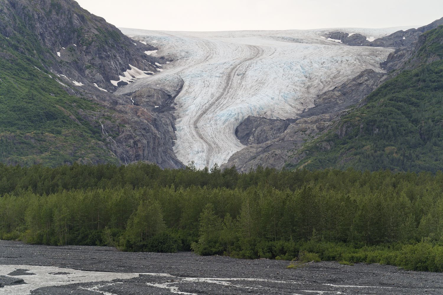 exit glacier in seward exit glacier view