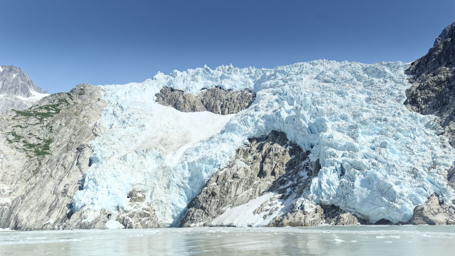 Blick auf die beiden Gletscher blaugletscher