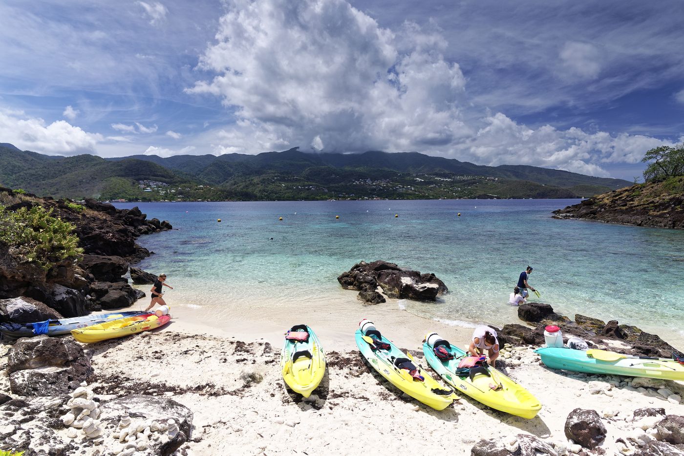 Kajakaktivitäten in Guadeloupe kajak in guadeloupe