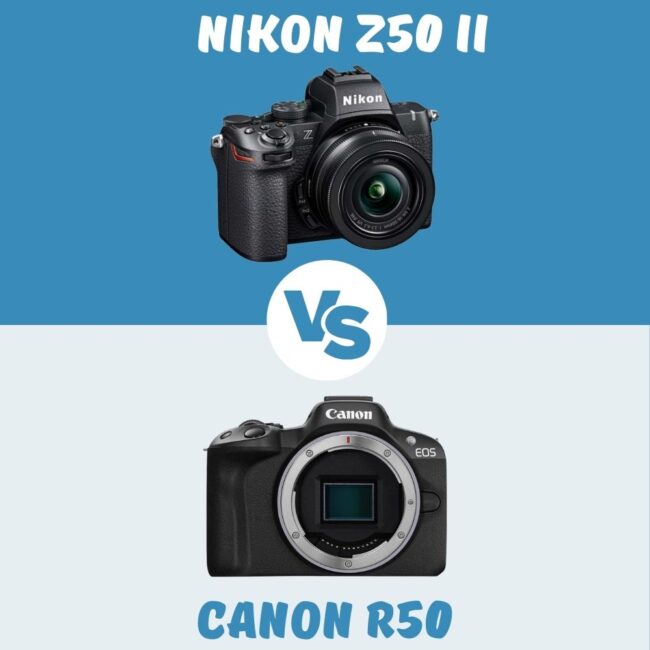 Nikon Z50 II vs Canon R50 comparaison