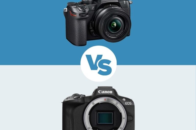 Nikon Z50 II vs Canon R50 Nikon Z50 II vs Canon R50 comparaison