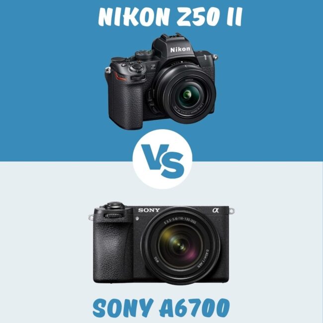 Nikon Z50 II vs Sony a6700 comparison