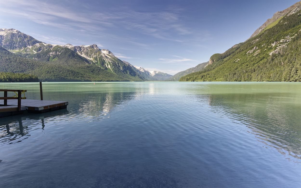 paysages de haines Chilkoot lac à haines