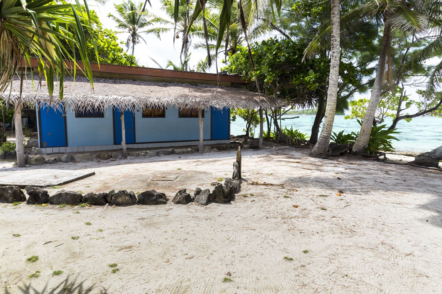 camping hiva plage en la isla de huahine acampar en huahine