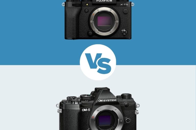 Fujifilm X-T5 vs OM SYSTEM OM-5 fujifilm x-t5 vs om system om-5 comparaison