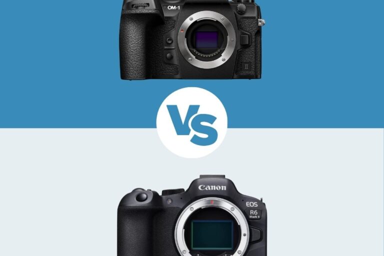 OM SYSTEM OM-1 Mark II vs Canon R6 Mark II om system om-1 mark II vs canon r6 mark II comparaison