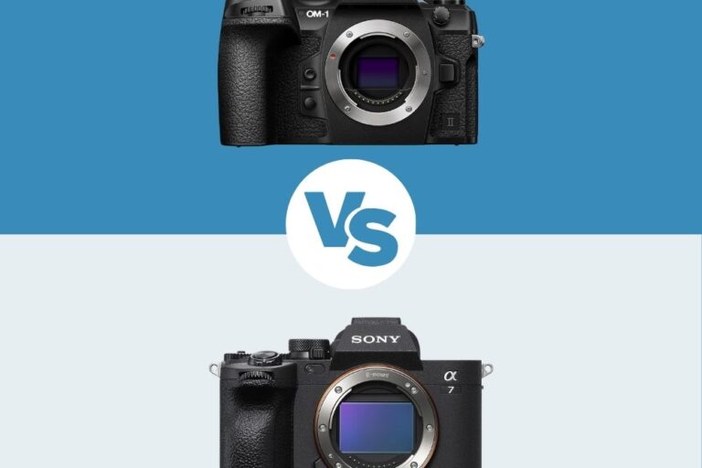 OM SYSTEM OM-1 Mark II vs Sony A7 IV om system om-1 mark II vs sony A7 IV comparaison