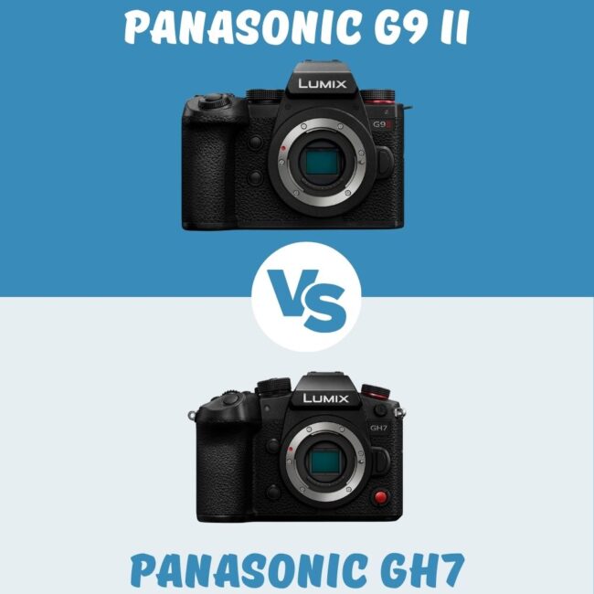 Panasonic G9 II vs Panasonic GH7 comparaison