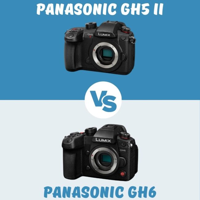 Panasonic GH5 II vs Panasonic GH6 comparaison