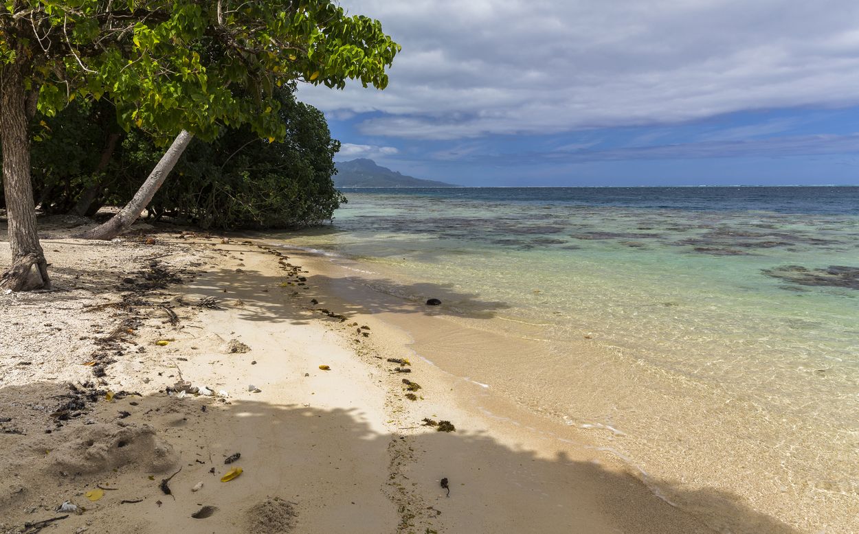 dormir en la playa de tahaa playa joe dassin en tahaa