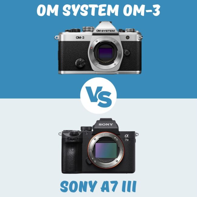 OM SYSTEM OM-3 vs Sony A7 III comparison