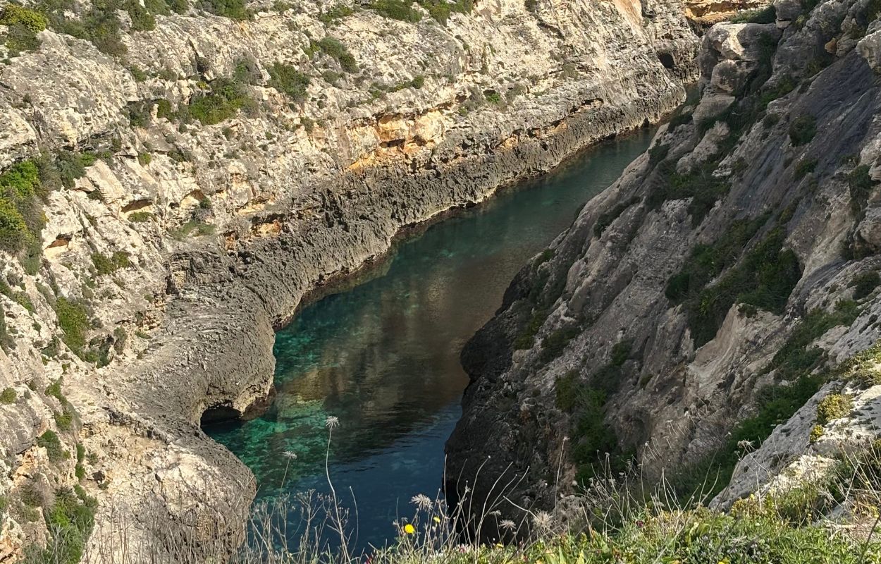 Wied iL-Ghasri Bucht wied iL-ghasri bucht in gozo