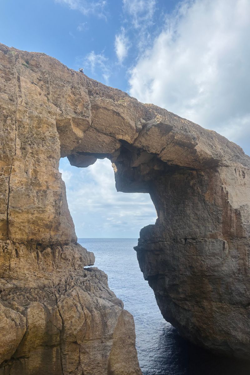 Wied il-Mielah incontournable gozo wied il-mielah arche naturelle cachée