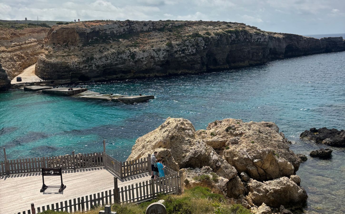 Anchor Bay vom Popeye Village Malta aus anchor bay bucht malta