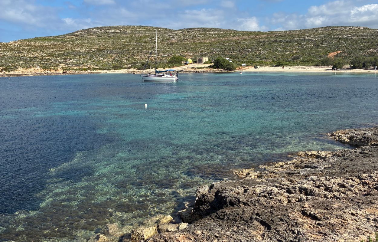Badeverbot Wanderung Comino santa marija strand comino