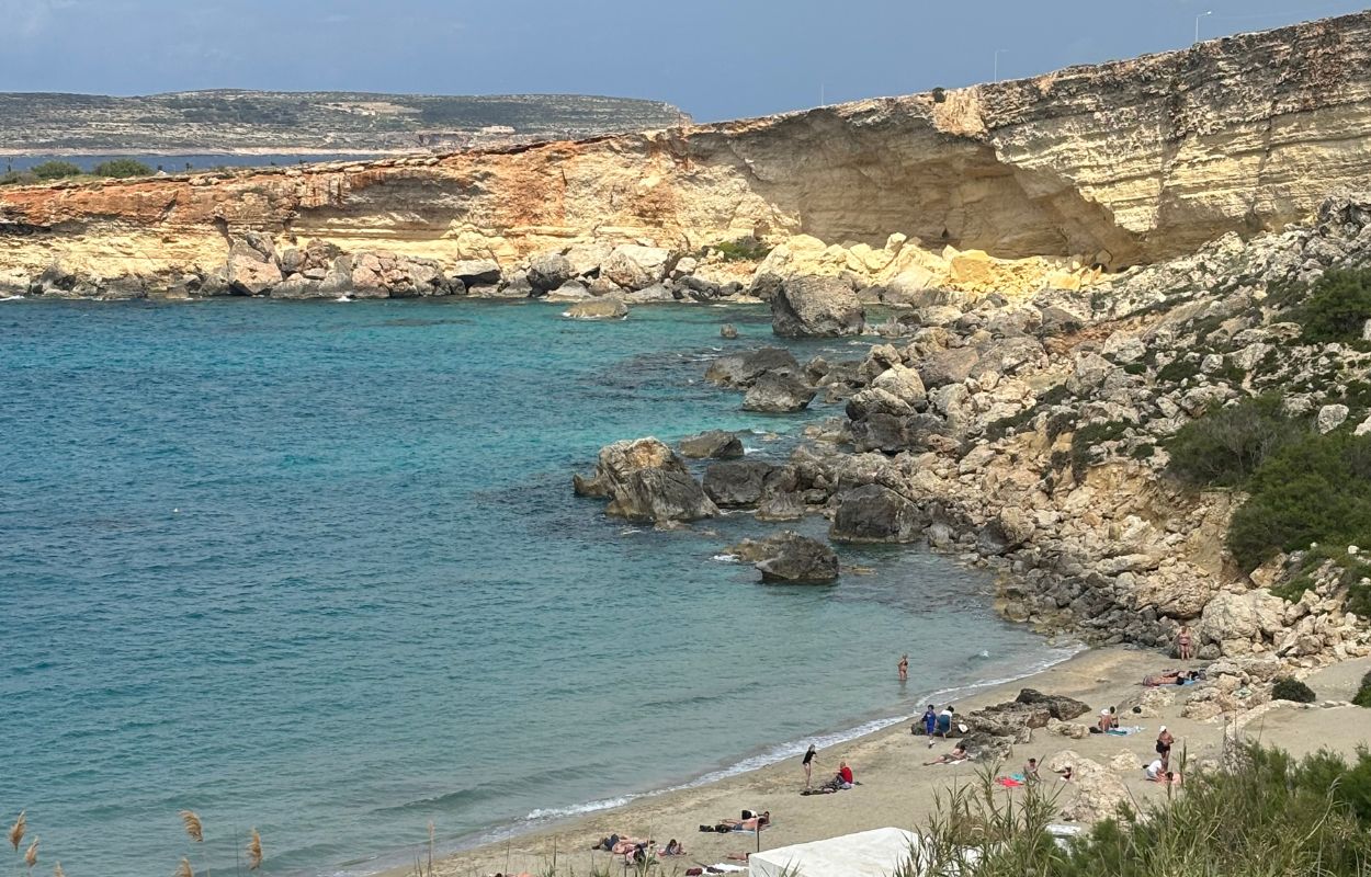 Strand von Malta baden auf malta