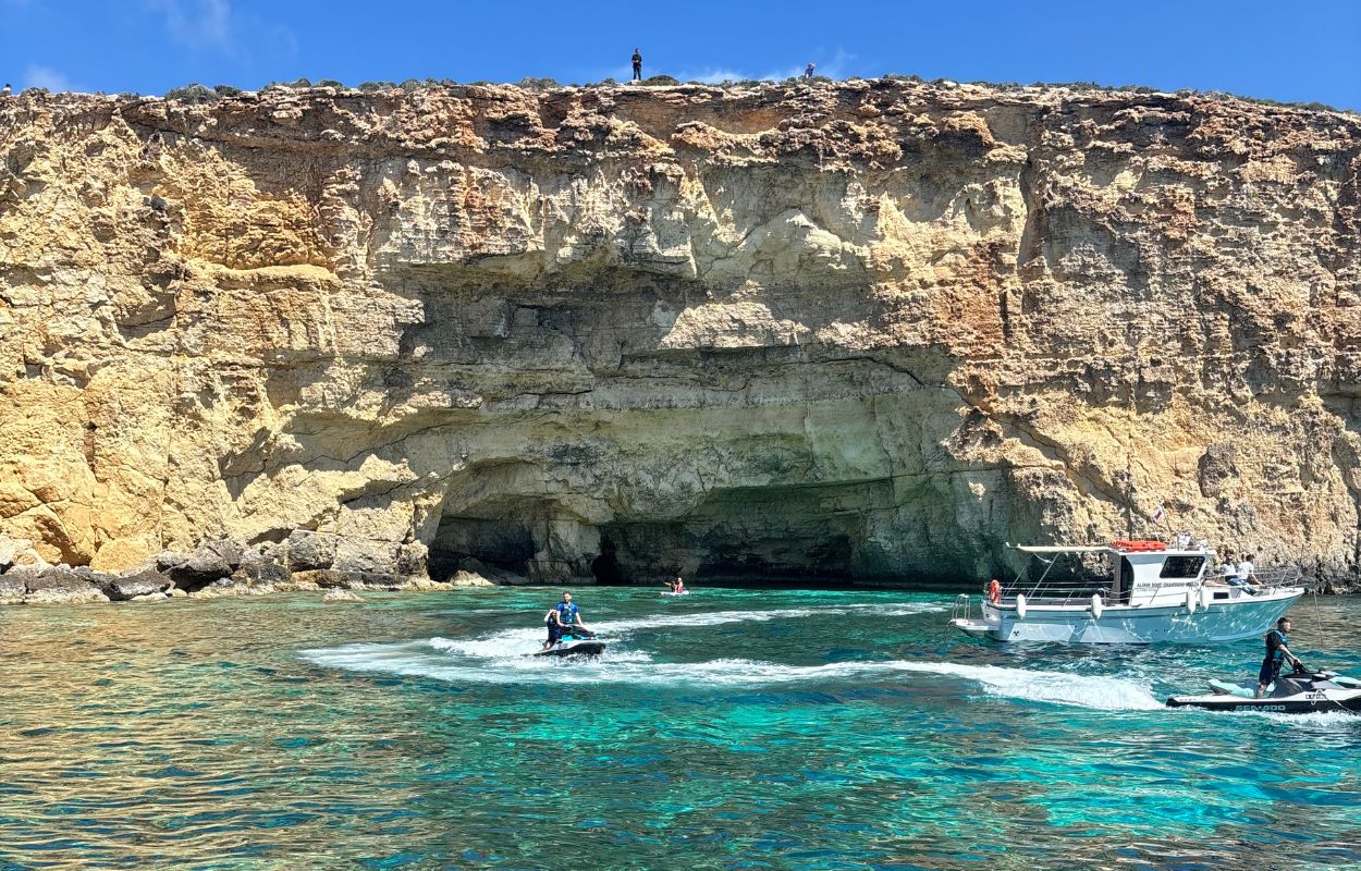 Bootsausflug Crystal Lagoon crystal lagoon auf comino
