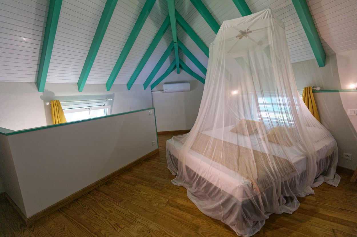 étage hébergement aloes chambre à l'étage