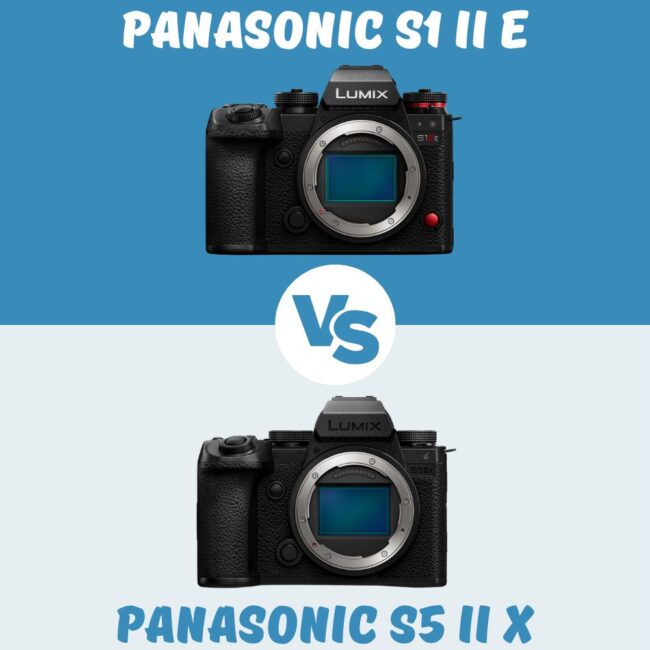 Panasonic S1 II E vs Panasonic S5 II X comparison