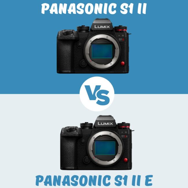 Panasonic S1 II vs Panasonic S1 II E comparison