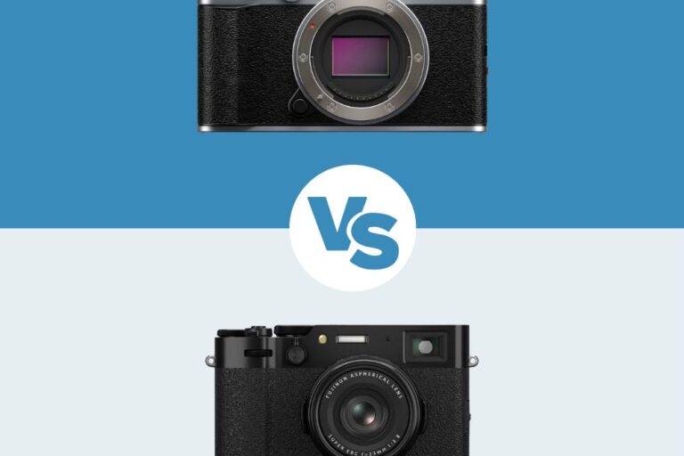 Fujifilm X-E5 vs Fujifilm X100VI Fujifilm X-E5 vs Fujifilm X100VI comparaison