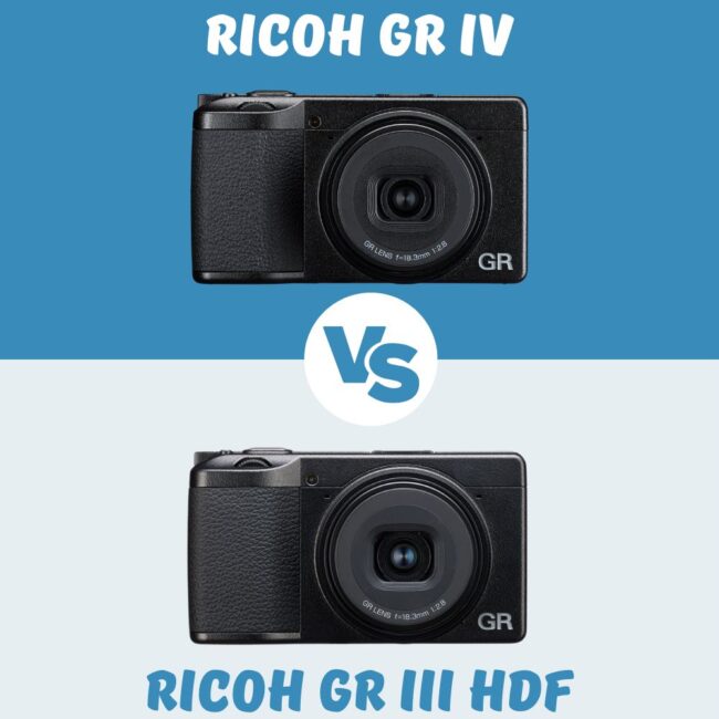 Ricoh GR IV vs Ricoh GR III HDF comparison