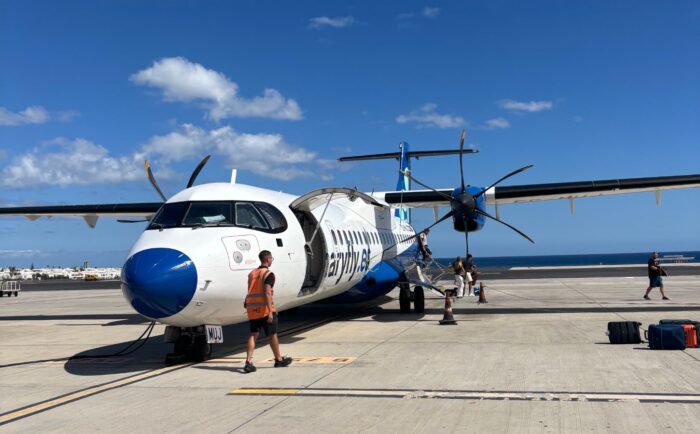 Avion entre las islas canarias viajar entre las islas canarias