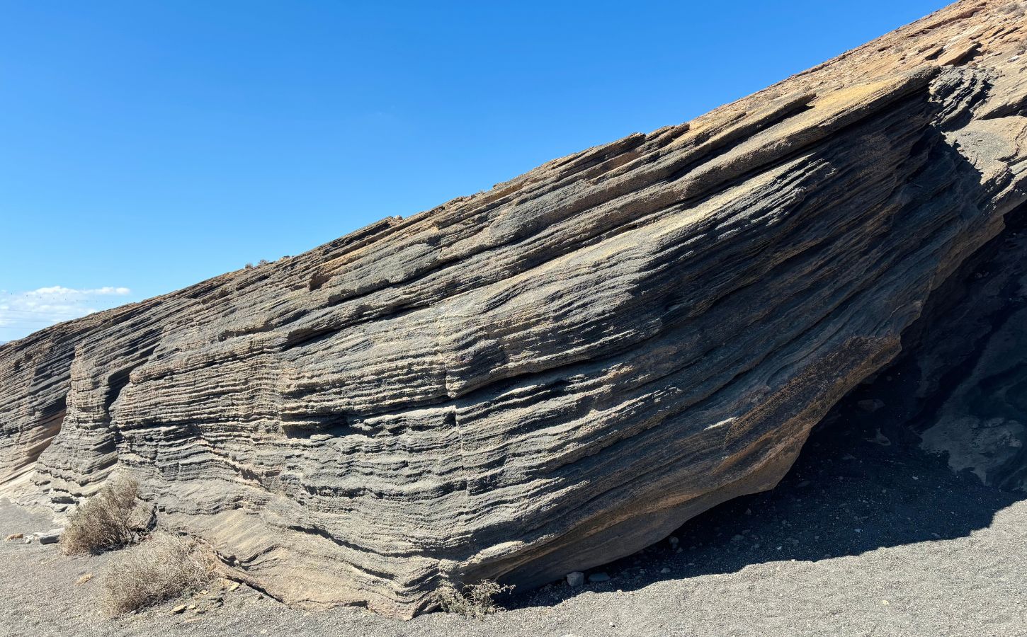 Eingang vulkanische Risse eingang von las grietas lanzarote