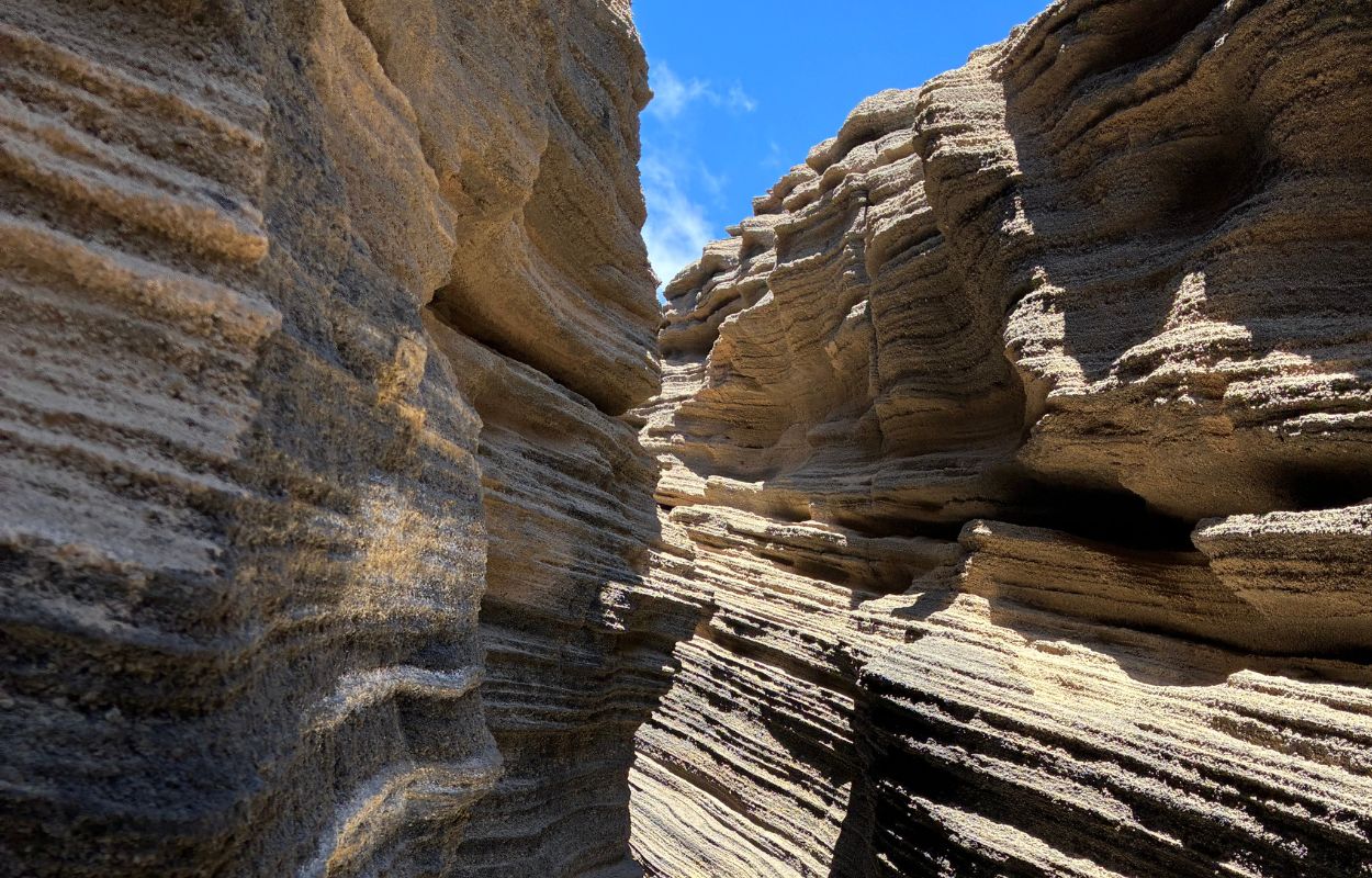 Innenraum las grietas wände von las grietas lanzarote
