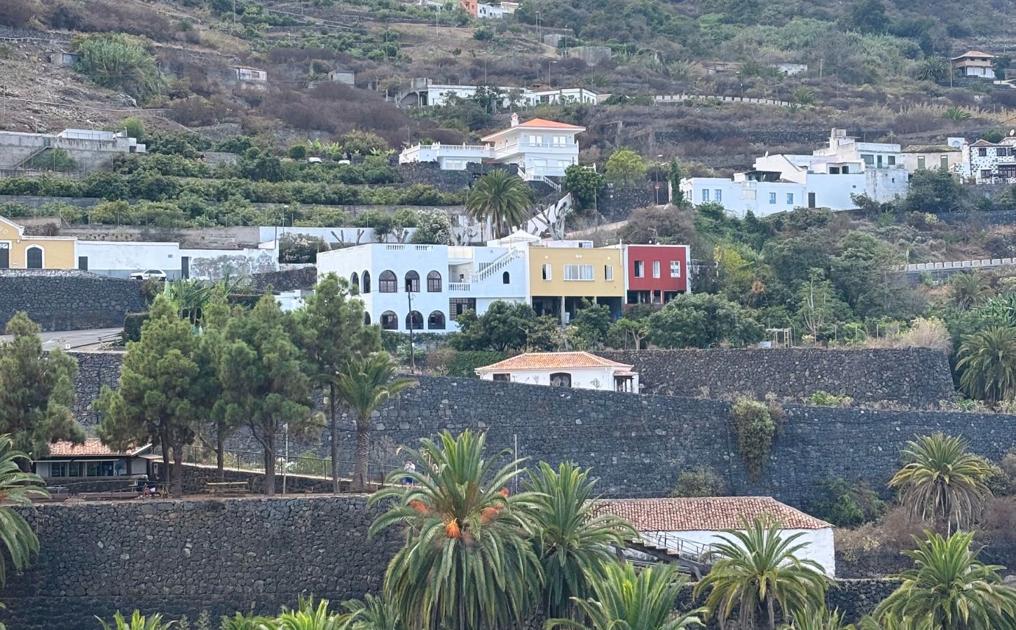 landscapes of Icod de los Vinos town in the north of tenerife