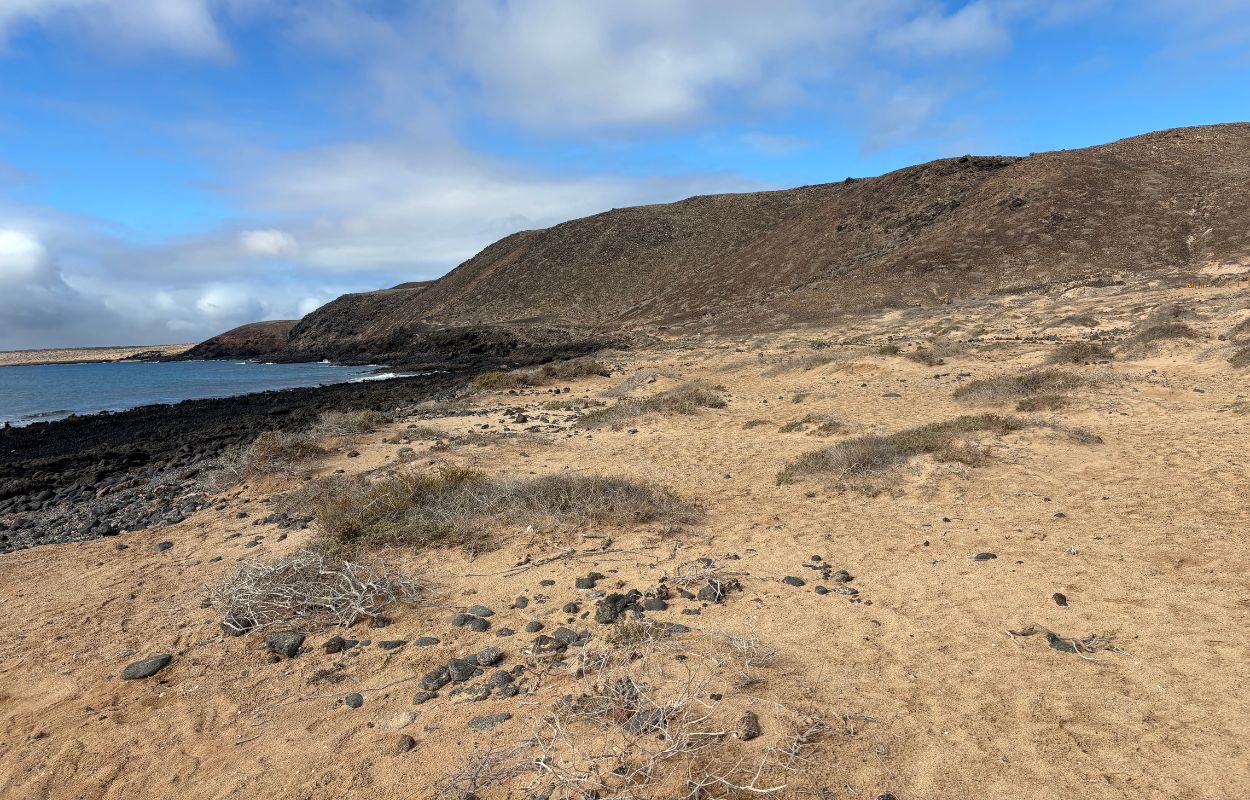 landscapes la graciosa coast of La Graciosa
