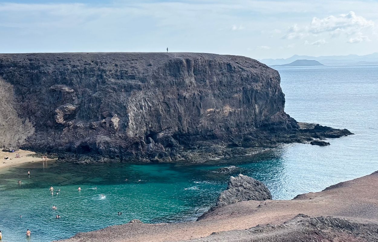 playa de papagayo auf lanzarote der schönste strand lanzarote