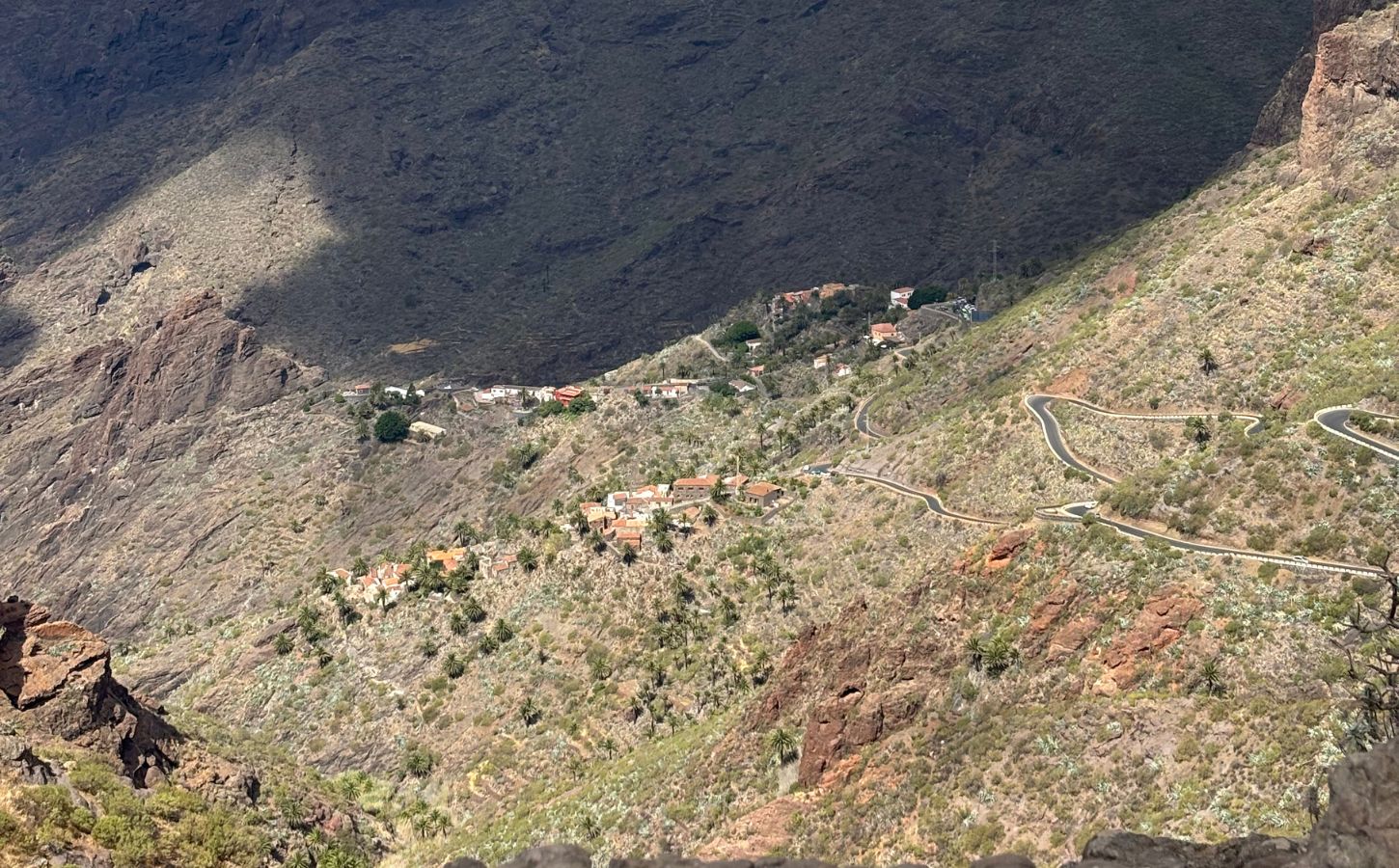 viewpoint on Masca masca village in tenerife