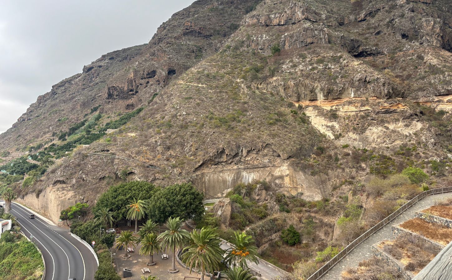 barranco de ruiz auf teneriffa schlucht von ruiz im norden teneriffas