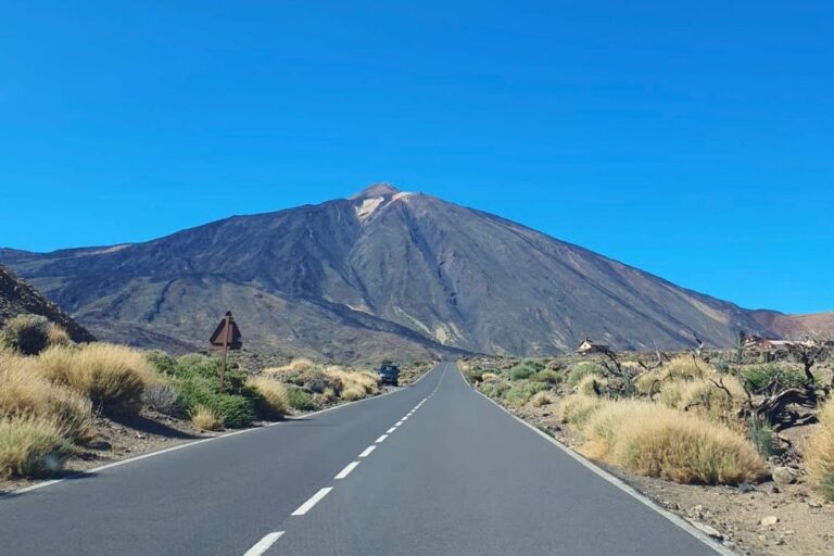 déplacements sur l’île de tenerife route vers le teide tenerife