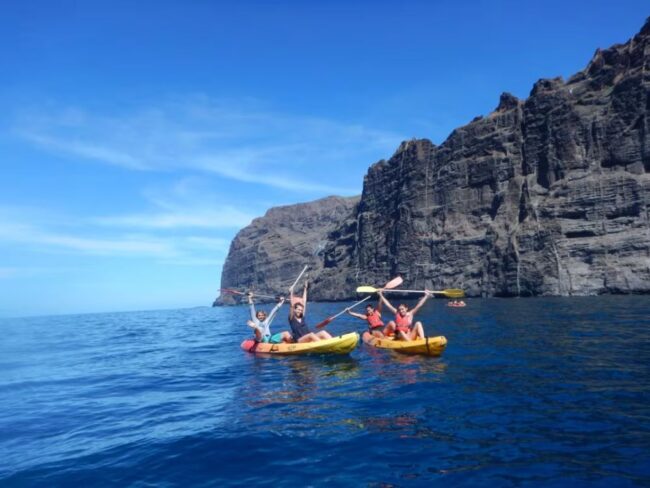 kayaking trip to los gigantes