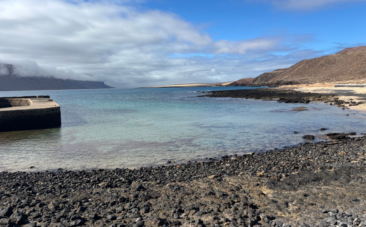 La Graciosa von Lanzarote aus pedro barba auf la graciosa
