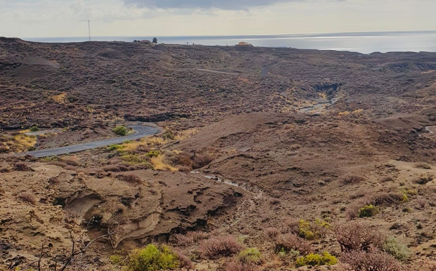 desert landscapes south of tenerife dry climate in southern tenerife