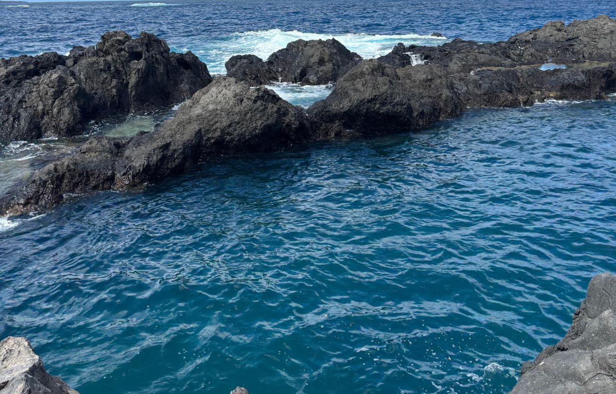 natural pool north of Tenerife swim in a natural pool