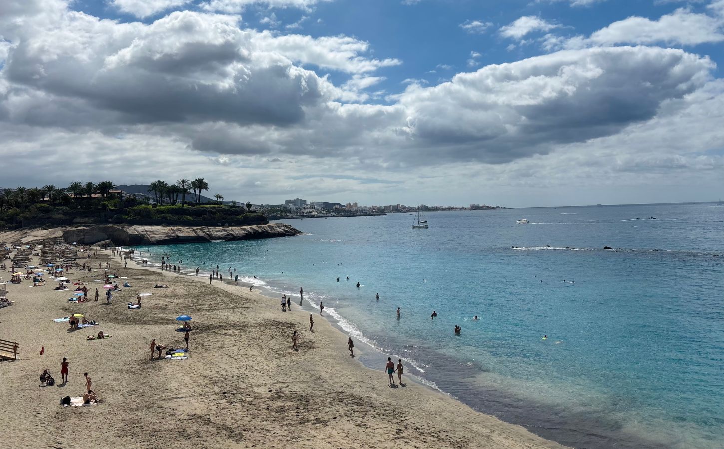 Strand von Costa Adeje costa adeje auf teneriffa